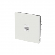 Розетка компьютерная 1-м KANT RJ45 кат.6A без шторки бел. песок DKC 7010673 7010673