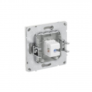 Розетка компьютерная 1-м KANT RJ45 кат.6A без шторки бел. песок DKC 7010673 7010673