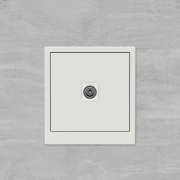 Розетка телевизионная одиночная TV KANT бел. песок DKC 7010503 7010503