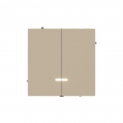 Выключатель 2-кл. KANT с подсветкой ванильн. марципан DKC 7015134 7015134