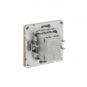 Выключатель 2-кл. KANT с подсветкой ванильн. марципан DKC 7015134 7015134