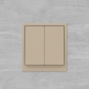 Переключатель 2-кл. KANT ванильн. марципан DKC 7015114 7015114