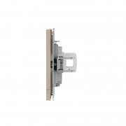 Розетка компьютерная 1-м KANT RJ45 кат.5E без шторки ванильн. марципан DKC 7015663 7015663