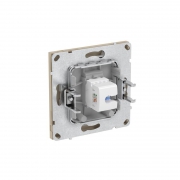 Розетка компьютерная 1-м KANT RJ45 кат.5E без шторки ванильн. марципан DKC 7015663 7015663