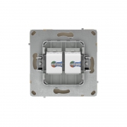 Розетка компьютерная 2-м KANT RJ45 кат.5E без шторки ванильн. марципан DKC 7015664 7015664