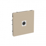 Розетка телевизионная одиночная TV KANT ванильн. марципан DKC 7015503 7015503