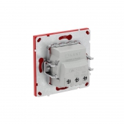 Розетка силовая KANT 2P+E без шторки красн. сатин DKC 7001033 7001033