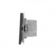 Выключатель 1-кл. KANT с подсветкой черн. уголь DKC 7012133 7012133