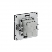 Выключатель 1-кл. KANT с подсветкой черн. уголь DKC 7012133 7012133