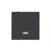 Переключатель 1-кл. KANT с подсветкой черн. уголь DKC 7012143 7012143