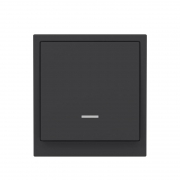 Переключатель 1-кл. KANT с подсветкой черн. уголь DKC 7012143 7012143