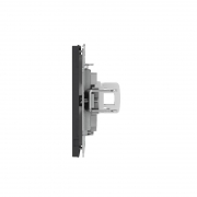 Розетка компьютерная 1-м KANT RJ45 кат.5E без шторки черн. уголь DKC 7012663 7012663