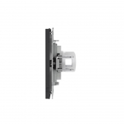 Розетка компьютерная 2-м KANT RJ45 кат.5E без шторки черн. уголь DKC 7012664 7012664