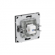 Розетка компьютерная 1-м KANT RJ45 кат.6A без шторки черн. уголь DKC 7012673 7012673