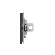 Розетка компьютерная 2-м KANT RJ45 кат.6A без шторки черн. уголь DKC 7012674 7012674