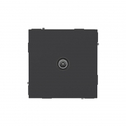 Розетка телевизионная проходная TV KANT черн. уголь DKC 7012513 7012513