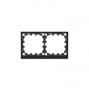 Рамка 2-м KANT черн. уголь DKC 7012904 7012904