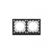 Рамка 2-м KANT IP44 черн. уголь DKC7012944 7012944