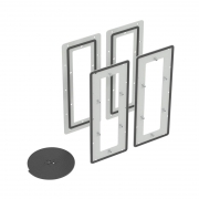 Комплект для объединения корпусов RAM fit бок о бок 250/300мм (уп.2шт) DKC R6MS2530 R6MS2530