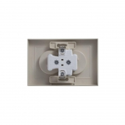 Розетка 2-м Atlas Design без заземл. 16А в сборе беж. SchE ATN000220 ATN000220