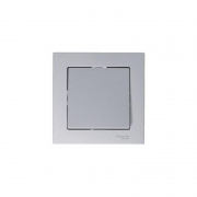 Механизм выключателя 1-кл. СП Atlas Design 10А IP20 (сх. 1) 10AX алюм. SchE ATN000311 ATN000311