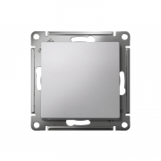 Механизм выключателя 1-кл. СП Atlas Design 10А IP20 (сх. 1) 10AX с самовозвратом алюм. SchE ATN000315 ATN000315