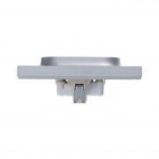 Розетка 2-м Atlas Design с заземл. 16А в сборе алюм. SchE ATN000324 ATN000324