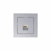 Механизм розетки компьютерной Atlas Design RJ45 алюм. SchE ATN000383 ATN000383