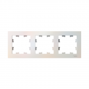 Рамка 3-м Atlas Design универс. жемчуг SchE ATN000403 ATN000403