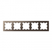 Рамка 5-м Atlas Design универс. мокко SchE ATN000605 ATN000605