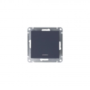 Выключатель 1-кл. СП AtlasDesign 10А IP20 (сх. 1а) 10AX с подсветкой механизм грифель SchE ATN000713 ATN000713