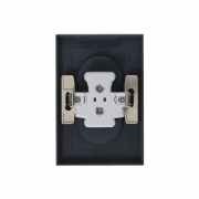 Розетка 2-м Atlas Design без заземл. 16А в сборе грифель SchE ATN000720 ATN000720