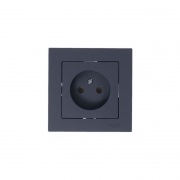 Механизм розетки 1-м СП Atlas Design без заземл. 16А грифель SchE ATN000741 ATN000741