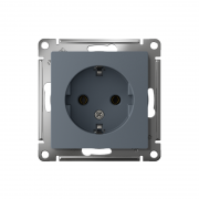 Механизм розетки 1-м СП Atlas Design с заземл. 16А грифель SchE ATN000743 ATN000743