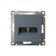 Розетка компьютерная 2-м AtlasDesign RJ45 кат.5E механизм грифель SchE ATN000785 ATN000785