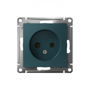 Механизм розетки 1-м СП Atlas Design без заземл. 16А изумруд SchE ATN000841 ATN000841