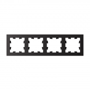 Рамка 4-м Atlas Design универс. карбон SchE ATN001004 ATN001004