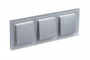 Рамка 3-м Atlas Design NATURE стекло алюм. SchE ATN320303 ATN320303