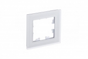 Рамка 1-м Atlas Design NATURE мат. стекло бел. SchE ATN330101 ATN330101