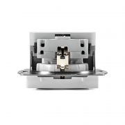 Розетка 1-м СП AtlasDesign 16А IP20 с 2-мя заряд. устройствами USB тип A+A 5В/2.4А 2х5В/1.2А механизм бел. SE ATN000130 ATN000130