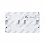 Блок ОП AtlasDesign Profi54 (розетка 16А 250В с заземл. защ. шторки + 2-кл. выкл. 10А) IP54 бел. SE ATN540174 ATN540174