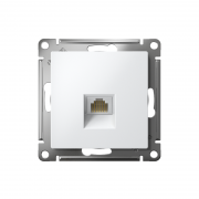 Розетка компьютерная AtlasDesign RJ45 кат.5E механизм лотос SE ATN001383 ATN001383