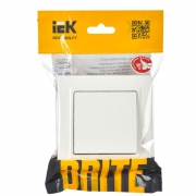 Выключатель 1-кл. СП BRITE ВСР10-1-0-БрБ 10А в сборе бел. IEK BR-V10-0-10-K01-F BR-V10-0-10-K01-F