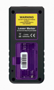 Рулетка лазерная Reel PLUS GD80 фиолет. Ermenrich 85315 85315