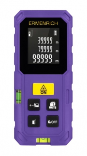 Рулетка лазерная Reel PLUS GS40 фиолет. Ermenrich 86257 86257