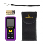 Рулетка лазерная Reel PRO GM100 фиолет. Ermenrich 85313 85313