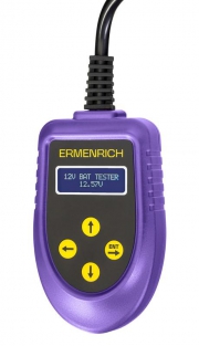 Тестер аккумуляторный Zing AL30 фиолет. Ermenrich 85690 85690