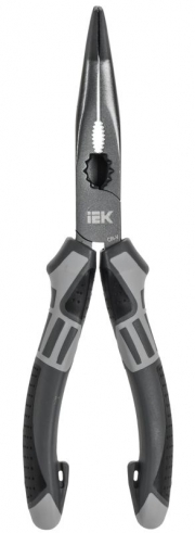 Тонкогубцы изогнутые 200мм K4 ARMA2L 5 IEK A2L5-BN10-K4-200 A2L5-BN10-K4-200