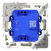 Выключатель 1-кл. СП S70 10А механизм сталь Voltum VLS010105 VLS010105