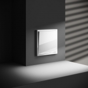 Выключатель 1-кл СП S70 10А с подсветкой механизм бел. глянцевый Voltum VLS010201 VLS010201